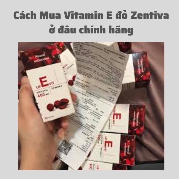 Cách mua vitamin E đỏ Mirrolla hàng thật hàng giả
