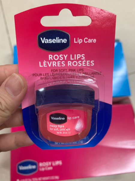 Sáp Dưỡng Môi Hồng Xinh Vaseline 7g Lip Therapy Rosy Lip 1