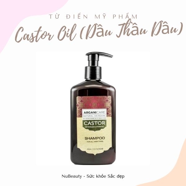 Dầu gội Arganicare Castor Oil Shampoo For All Hair Types - Argan & Castor