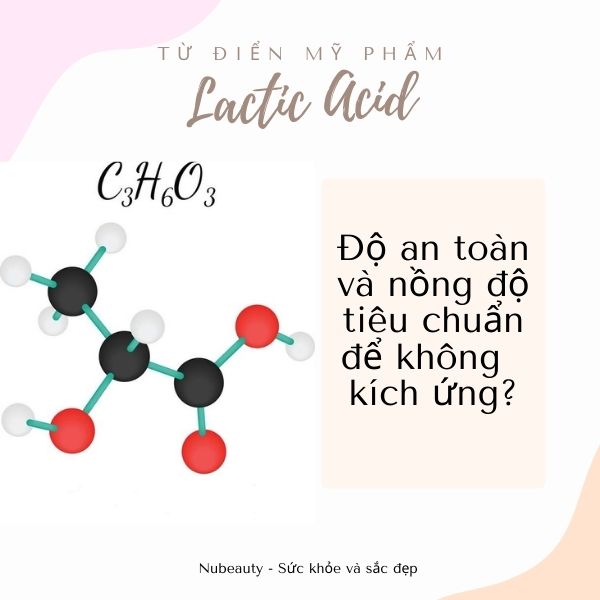 Lactic Acid thích hợp kể với da nhạy cảm