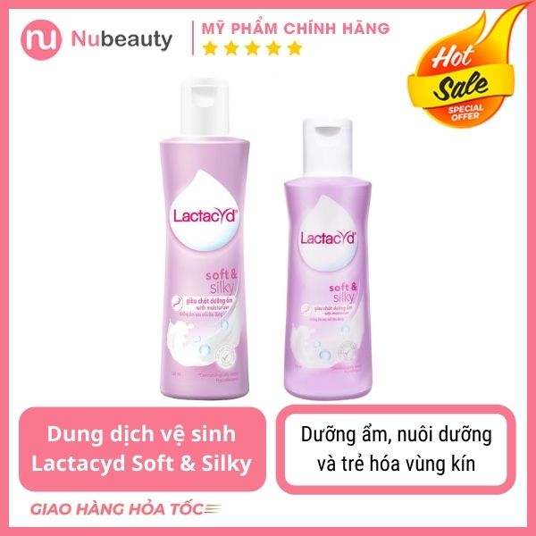 Dung dịch vệ sinh Lactacyd Soft & Silky