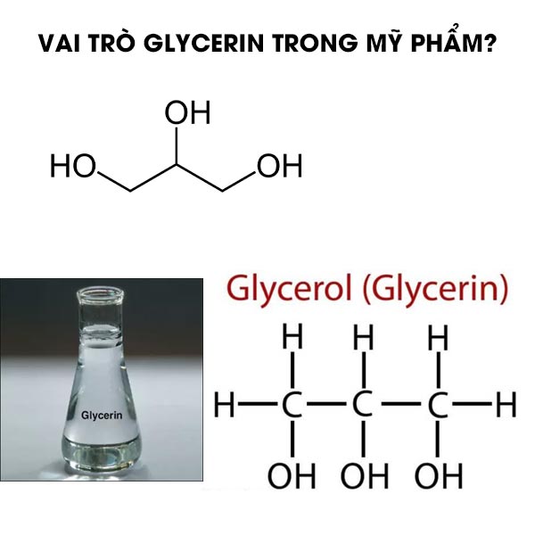 Tìm hiểu chi tiết về thành phần glycerin trong mỹ phẩm